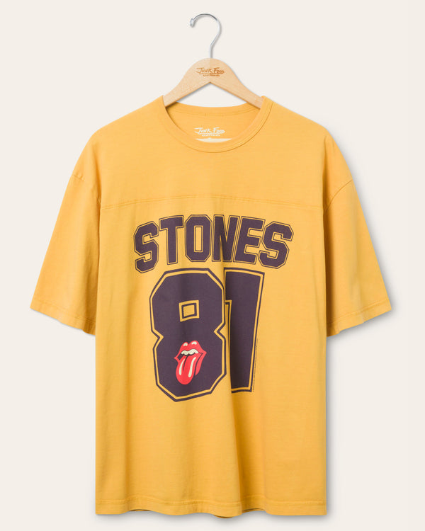 junk food clothing Rolling Stones '81 Hockey Tee Sunkiss