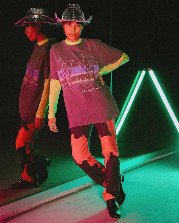 Junk Food Clothing Roswell Vintage Tee Vintage Black