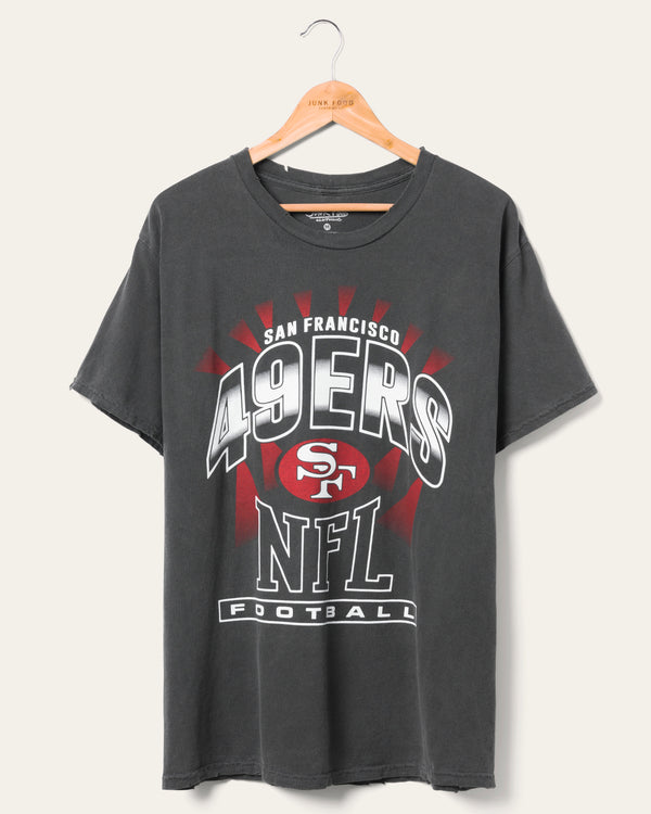 junk food clothing San Francisco 49ers Chrome Flea Market Tee Midnight