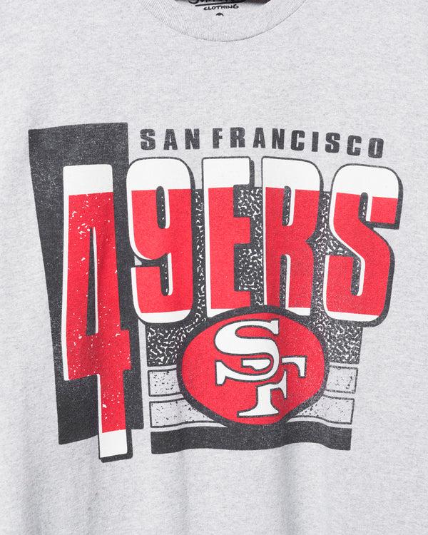 Junk Food Clothing San Francisco 49ers Complete Tee Heather Gray