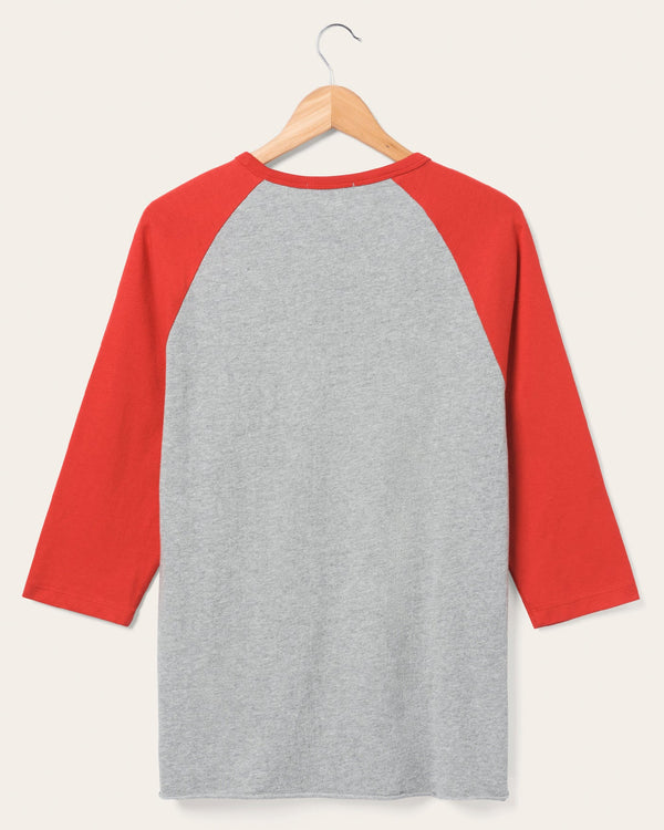 Junk Food Clothing San Francisco 49ers Elite Raglan Heather Grey/Licorice