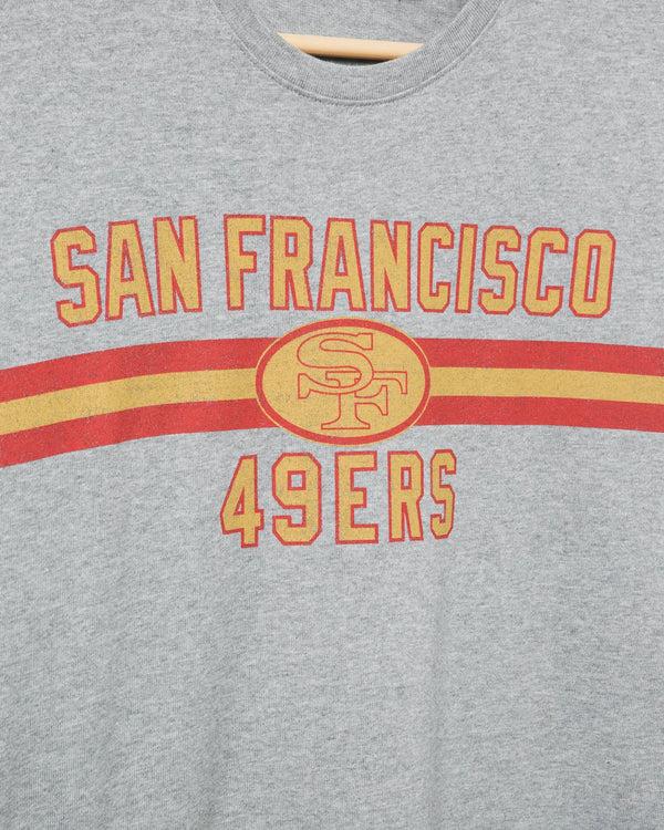 Junk Food Clothing San Francisco 49ers Lineman Tee Heather Grey