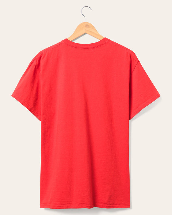 Junk Food Clothing San Francisco 49ers Mickey Kick Back Tee Red