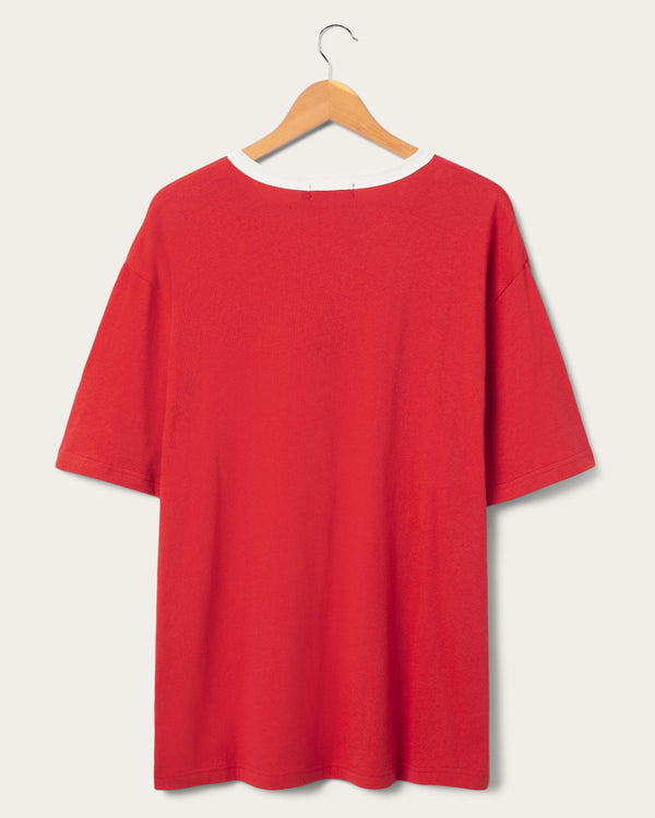 Junk Food Clothing San Francisco 49ers Oversized Ringer Tee Licorice