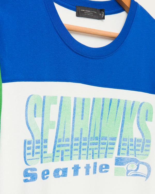 Junk Food Clothing Seahawks Zone Blitz Long Sleeve SUGAR/LIBERTY/KELLY