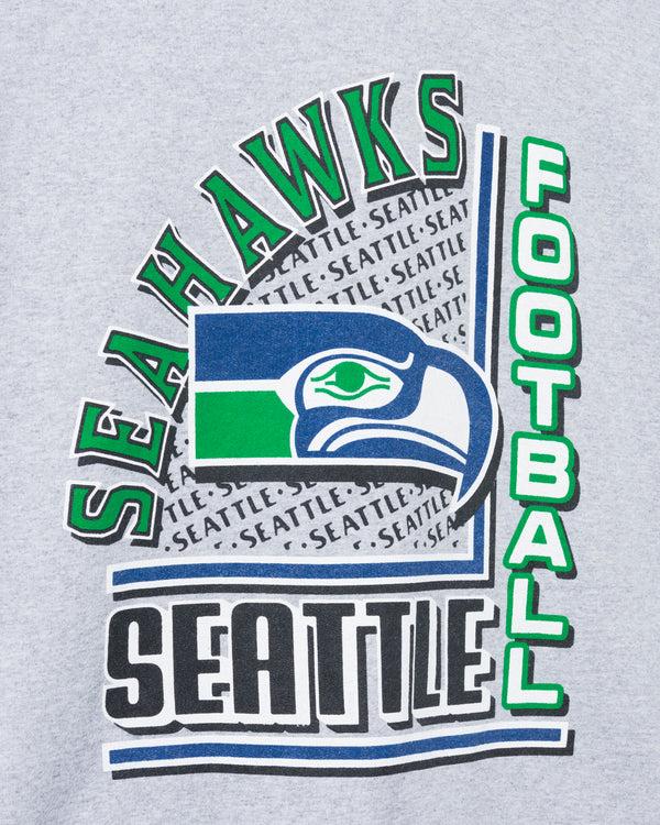 Junk Food Clothing Seattle Seahawks Backfield Crew Fleece Heather Grey
