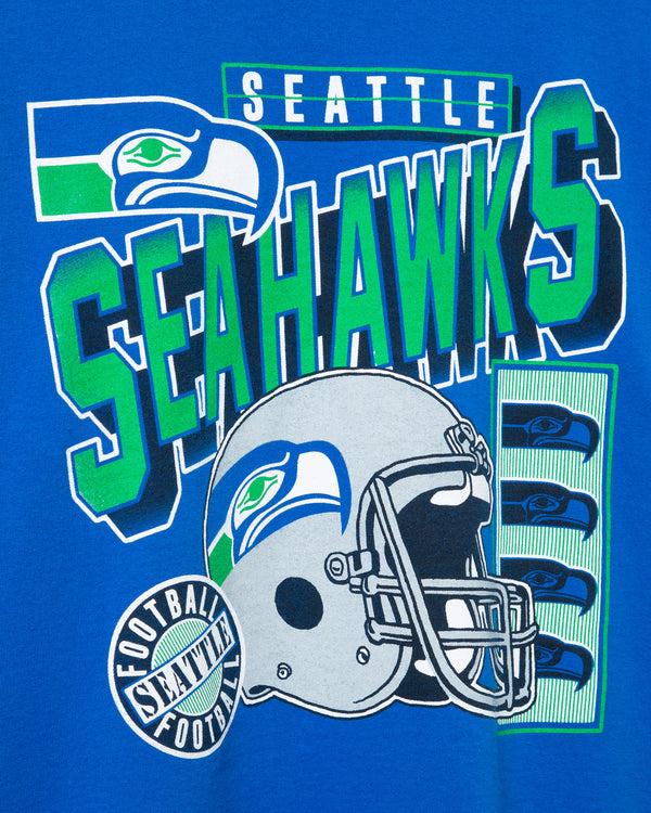 Junk Food Clothing Seattle Seahawks Checkdown Flea Market Tee Royal