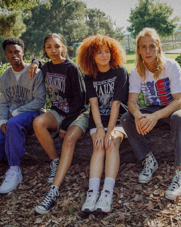 Junk Food Clothing Seattle Seahawks Formation Fleece Grey