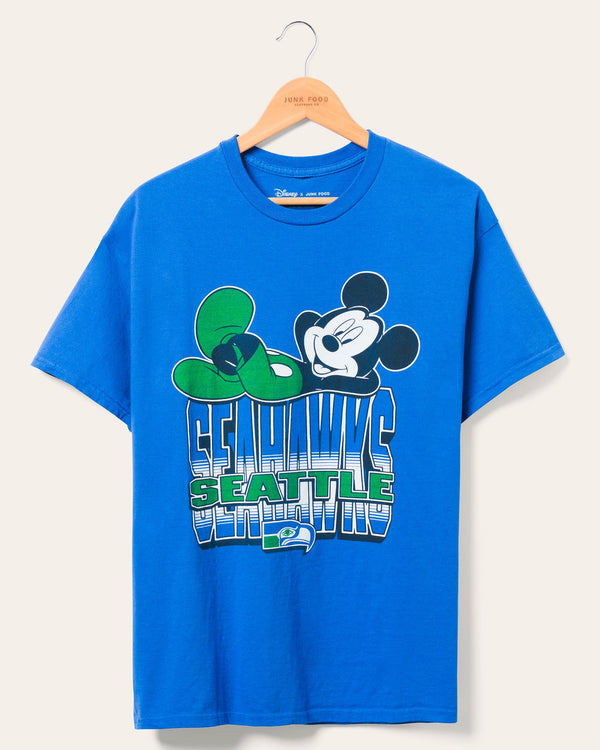 junk food clothing Seattle Seahawks Mickey Kick Back Tee Royal