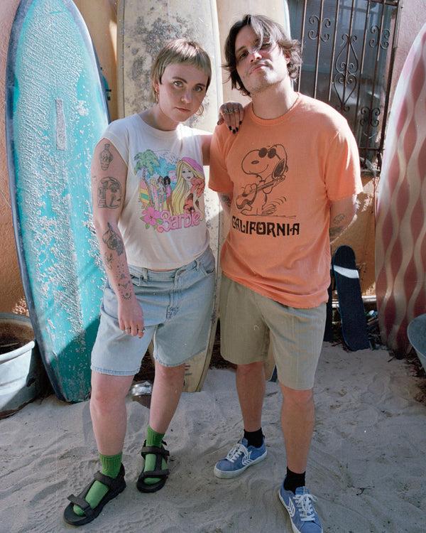 Junk Food Clothing Snoopy California Vintage Tee Copper Tan