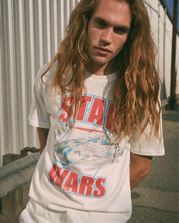 Junk Food Clothing Star Wars™ Athletic Vintage Tee VINTAGE WHITE