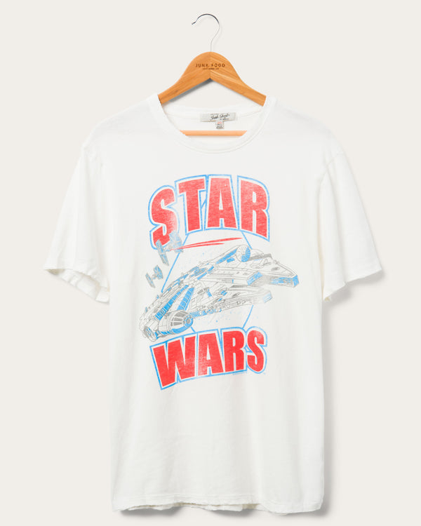 junk food clothing Star Wars™ Athletic Vintage Tee VINTAGE WHITE