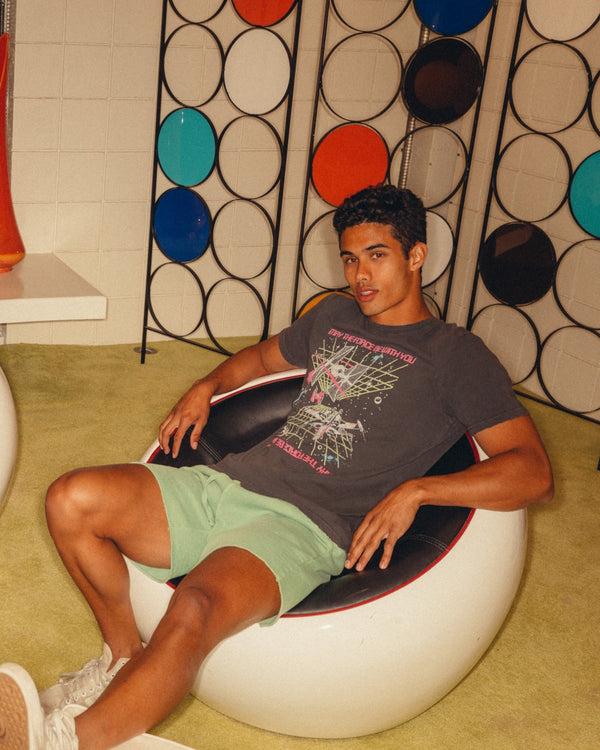 Junk Food Clothing Star Wars™ May The Force Be With You Vintage Tee Vintage Black