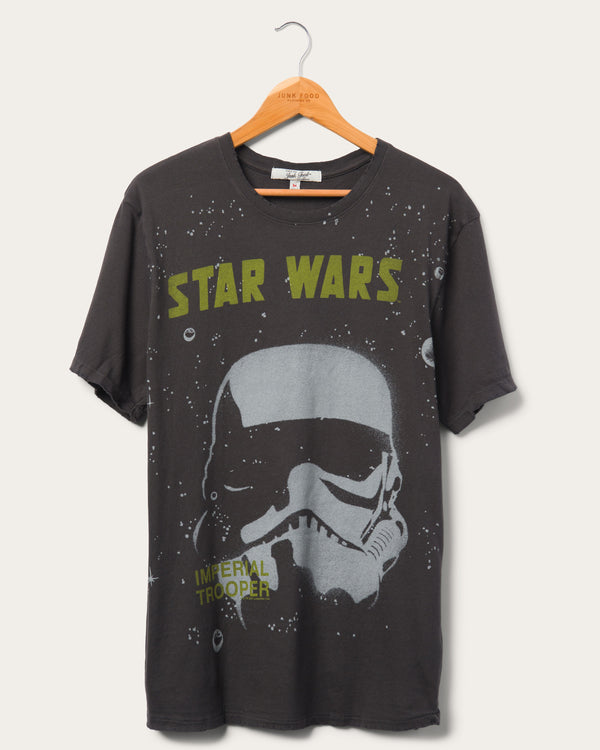 junk food clothing Star Wars™ Stormtrooper Vintage Tee VINTAGE BLACK