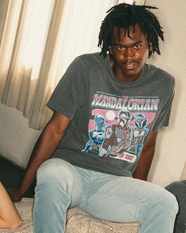 Junk Food Clothing Star Wars™ The Mandalorian™ This Is The Way™ Vintage Tee Vintage Black