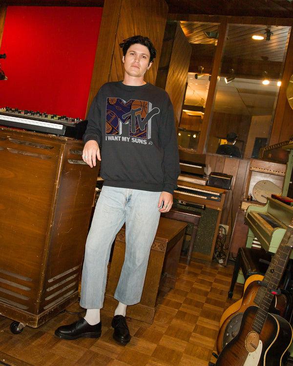 Junk Food Clothing Suns X MTV I Want My Fan Fleece Black