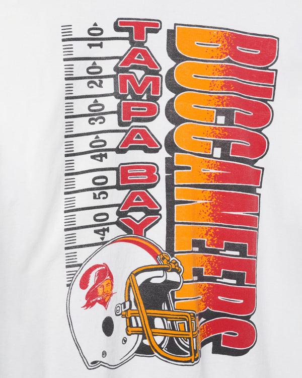 Junk Food Clothing Tampa Bay Buccaneers Yardage Flea Market Tee White