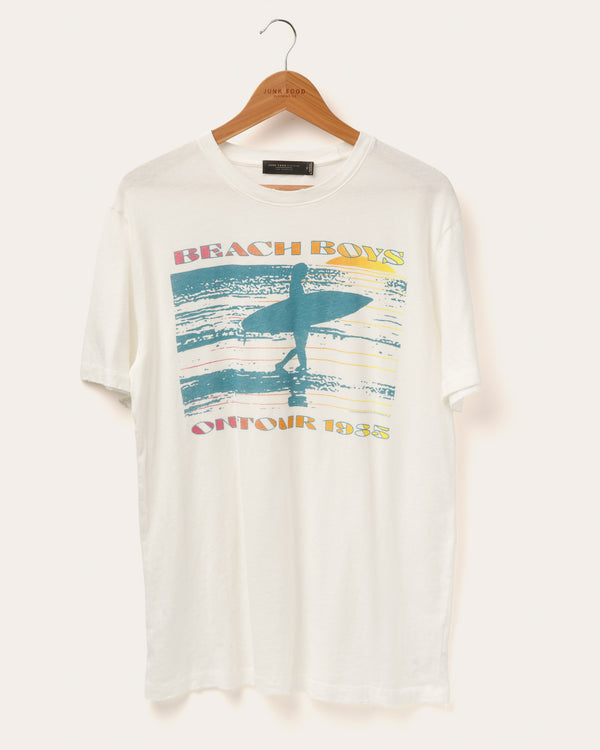junk food clothing The Beach Boys on Tour 1985 Vintage Tee Vintage White junk food clothing The Beach Boys on Tour 1985 Vintage Tee Vintage White
