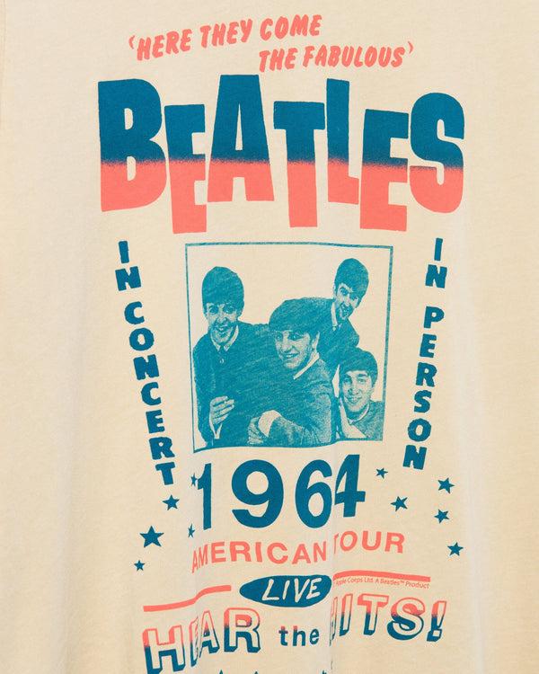 Junk Food Clothing The Beatles 1964 Tour Vintage Tee Camel