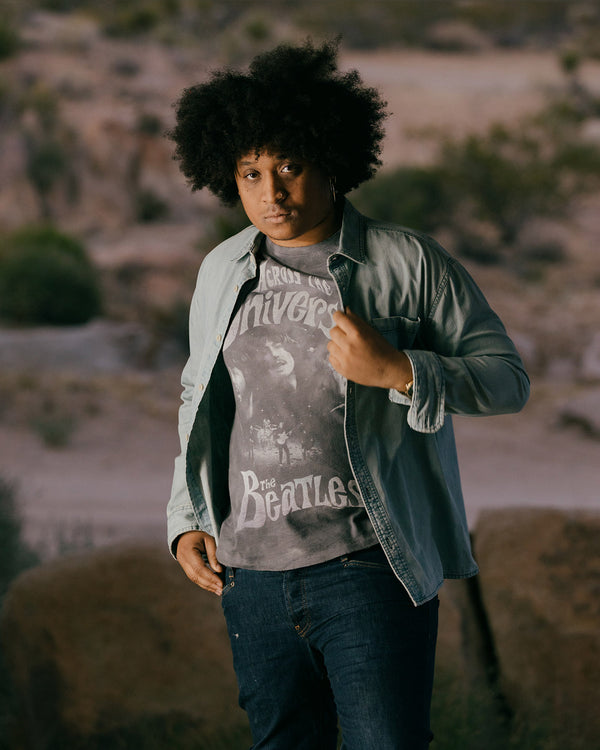 Junk Food Clothing The Beatles Across The Universe Vintage Tee Black