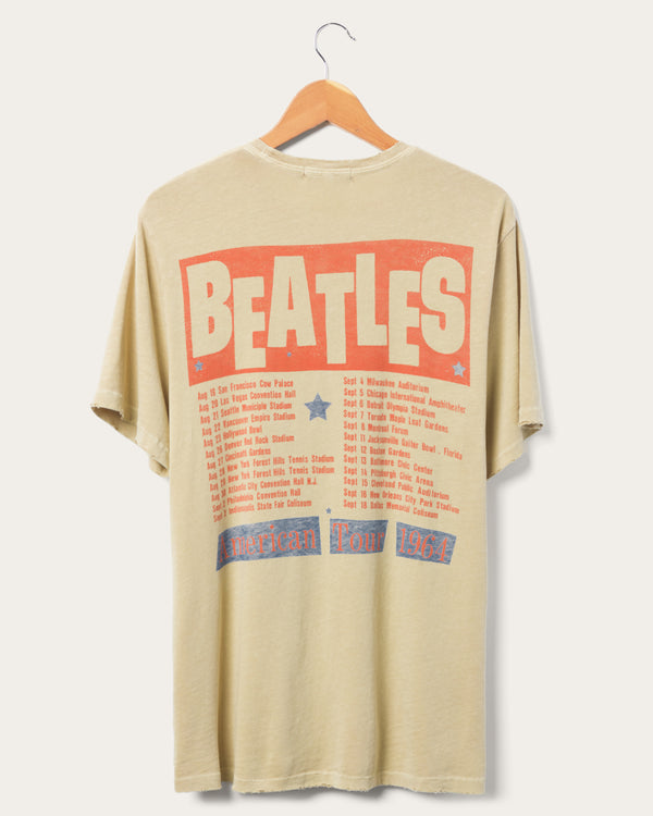 Junk Food Clothing The Beatles American Tour Vintage Tee Camel