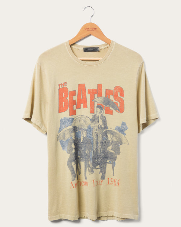 junk food clothing The Beatles American Tour Vintage Tee Camel