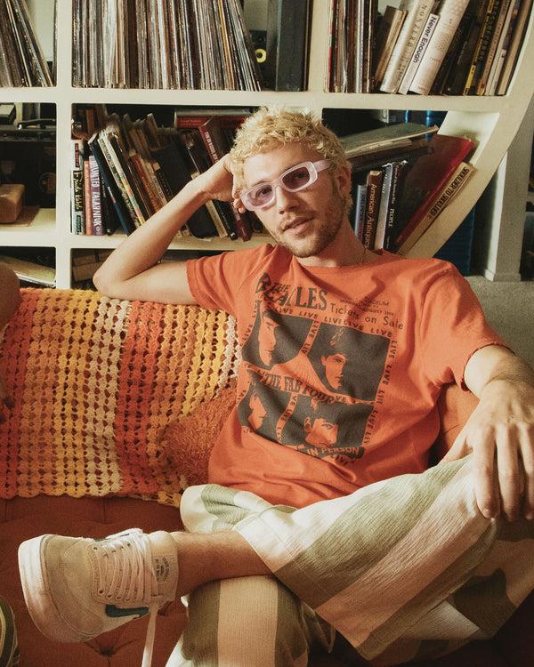 Junk Food Clothing The Beatles Fab Four Live Vintage Tee Tigerlily