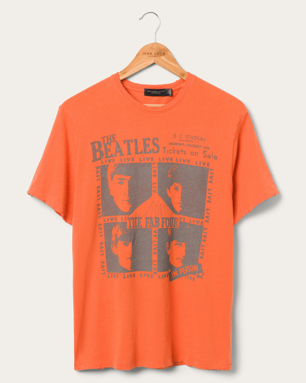 junk food clothing The Beatles Fab Four Live Vintage Tee Tigerlily