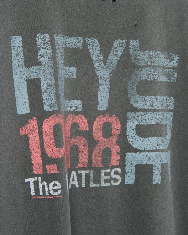 Junk Food Clothing The Beatles Hey Jude Vintage Destroy Tee Vintage Black