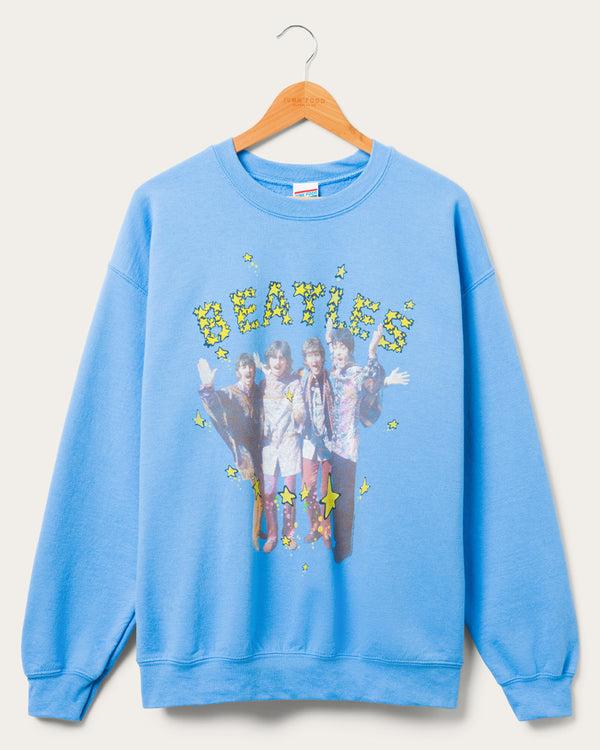 junk food clothing The Beatles Magical Mystery Tour Flea Market Fleece Carolina Blue