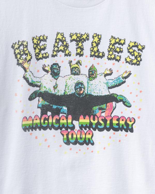 Junk Food Clothing The Beatles Magical Mystery Tour Flea Market Tee White