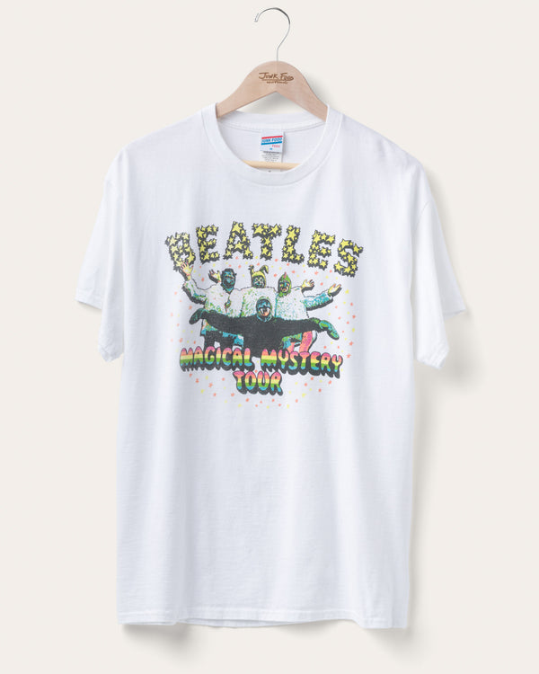 junk food clothing The Beatles Magical Mystery Tour Flea Market Tee White junk food clothing The Beatles Magical Mystery Tour Flea Market Tee White