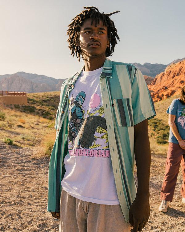 Junk Food Clothing The Mandalorian Sky Flea Market Tee White