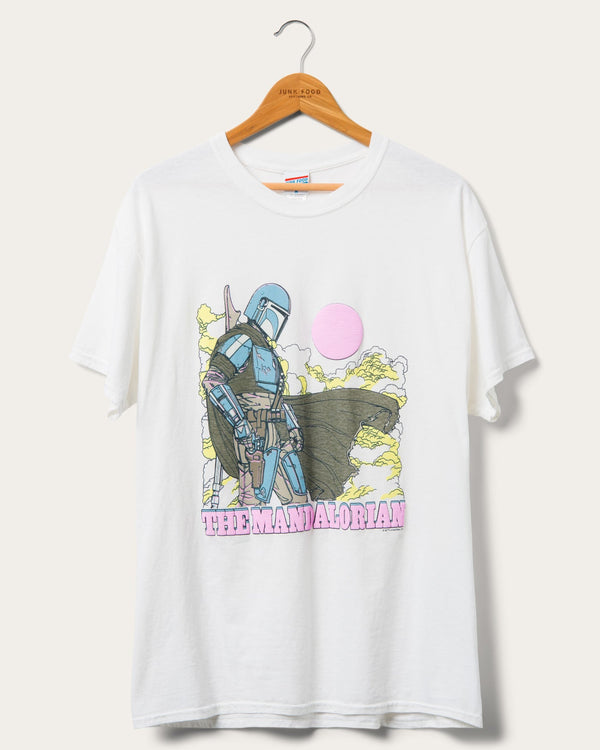 junk food clothing The Mandalorian Sky Flea Market Tee White
