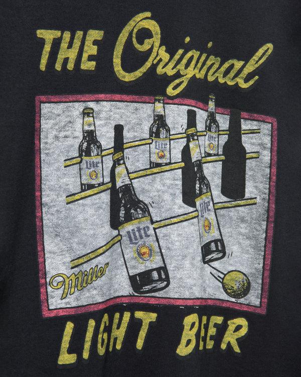 Junk Food Clothing The Original Light Beer Flea Market Tee Black