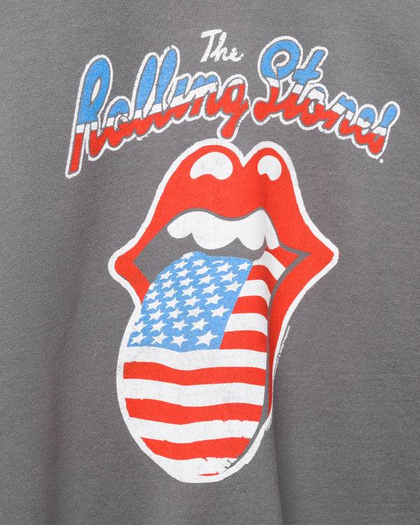 Junk Food Clothing The Rolling Stones America '78 Flea Market Fleece Charcoal