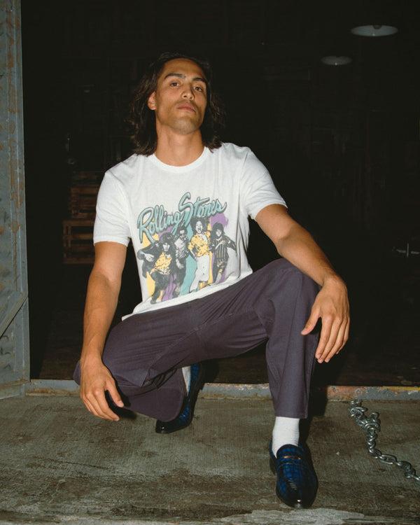 Junk Food Clothing The Rolling Stones Vintage Tee Vintage White