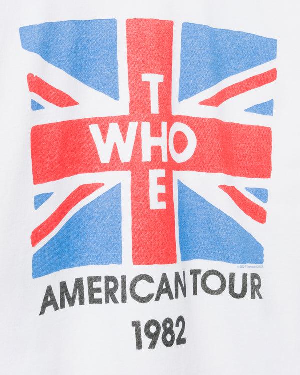 Junk Food Clothing The Who American Tour 1982 Flea Market Fleece White