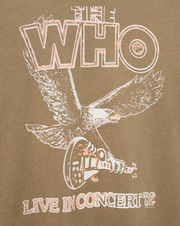 Junk Food Clothing The Who Live In Concert '82 Vintage Tee Washed Leather