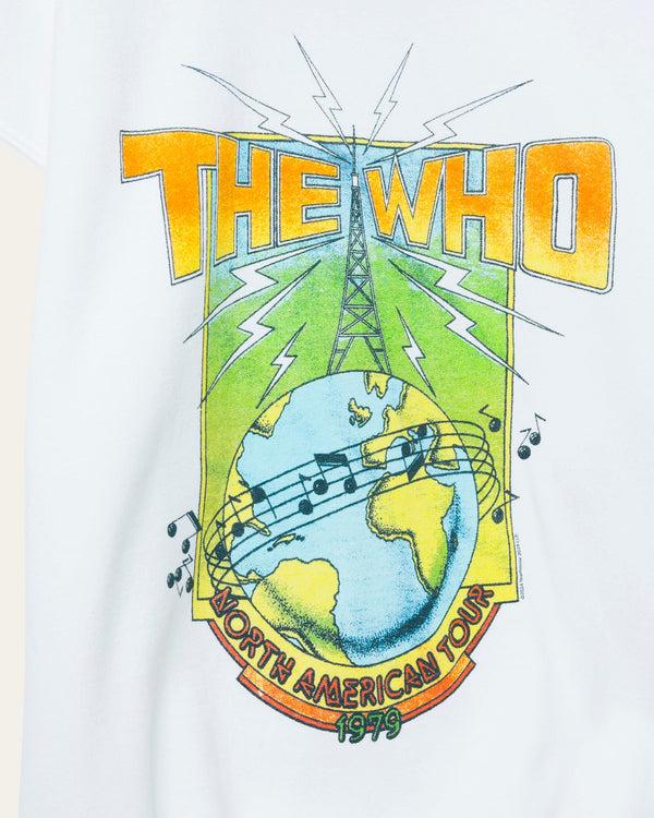 Junk Food Clothing The Who North American Tour 1979 Flea Market Fleece White
