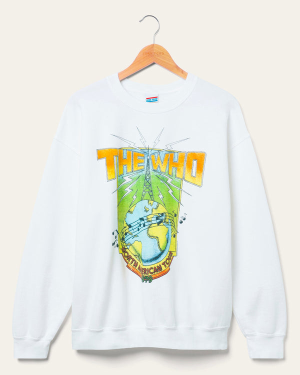 junk food clothing The Who North American Tour 1979 Flea Market Fleece White