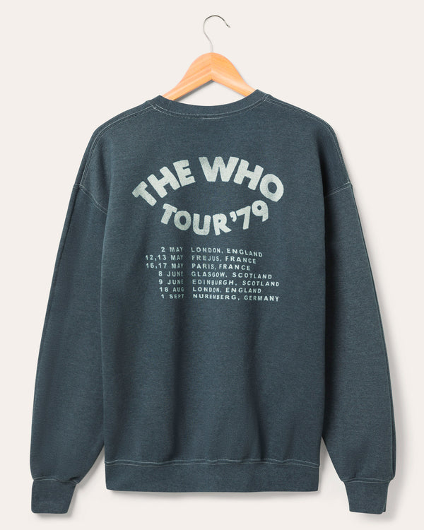 Junk Food Clothing The Who Tour '79 Lion Flea Market Fleece Black Sea