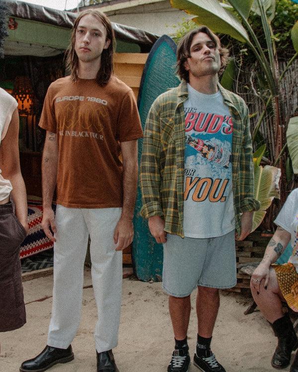 Junk Food Clothing This Bud's For You Flea Market Tee White