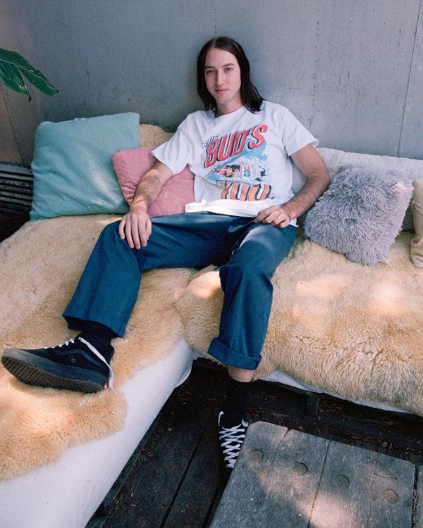 Junk Food Clothing This Bud's For You Flea Market Tee White