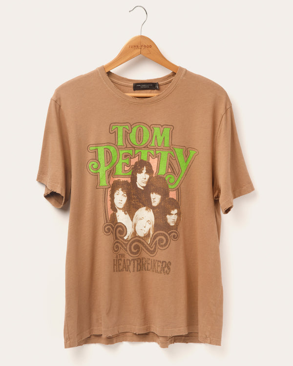 junk food clothing Tom Petty and The Heartbreakers Vintage Tee Toasted Coconut