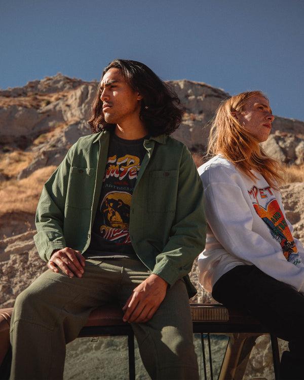 Junk Food Clothing Tom Petty Mary Janes Last Dance Vintage Tee Vintage Black