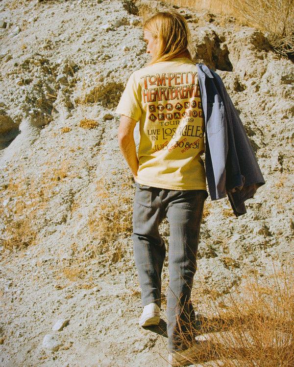 Junk Food Clothing Tom Petty Strange Behavior Flea Market Tee Dusty Citron