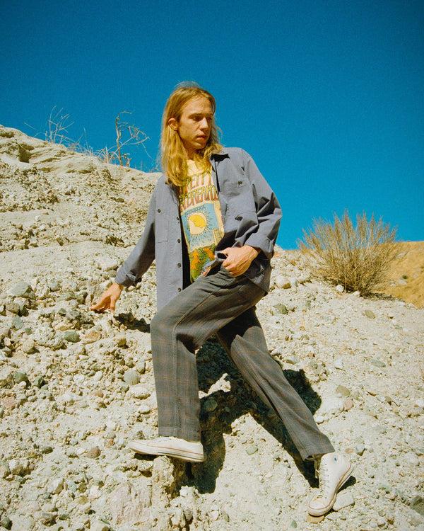 Junk Food Clothing Tom Petty Strange Behavior Flea Market Tee Dusty Citron