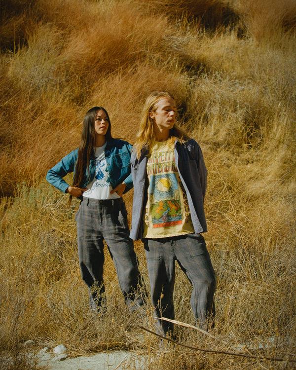 Junk Food Clothing Tom Petty Strange Behavior Flea Market Tee Dusty Citron