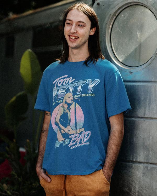 Junk Food Clothing Tom Petty Yer So Bad Vintage Tee Blue Aster